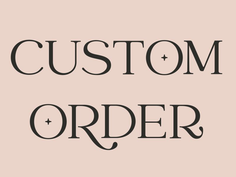 Custom order for Michael final payment